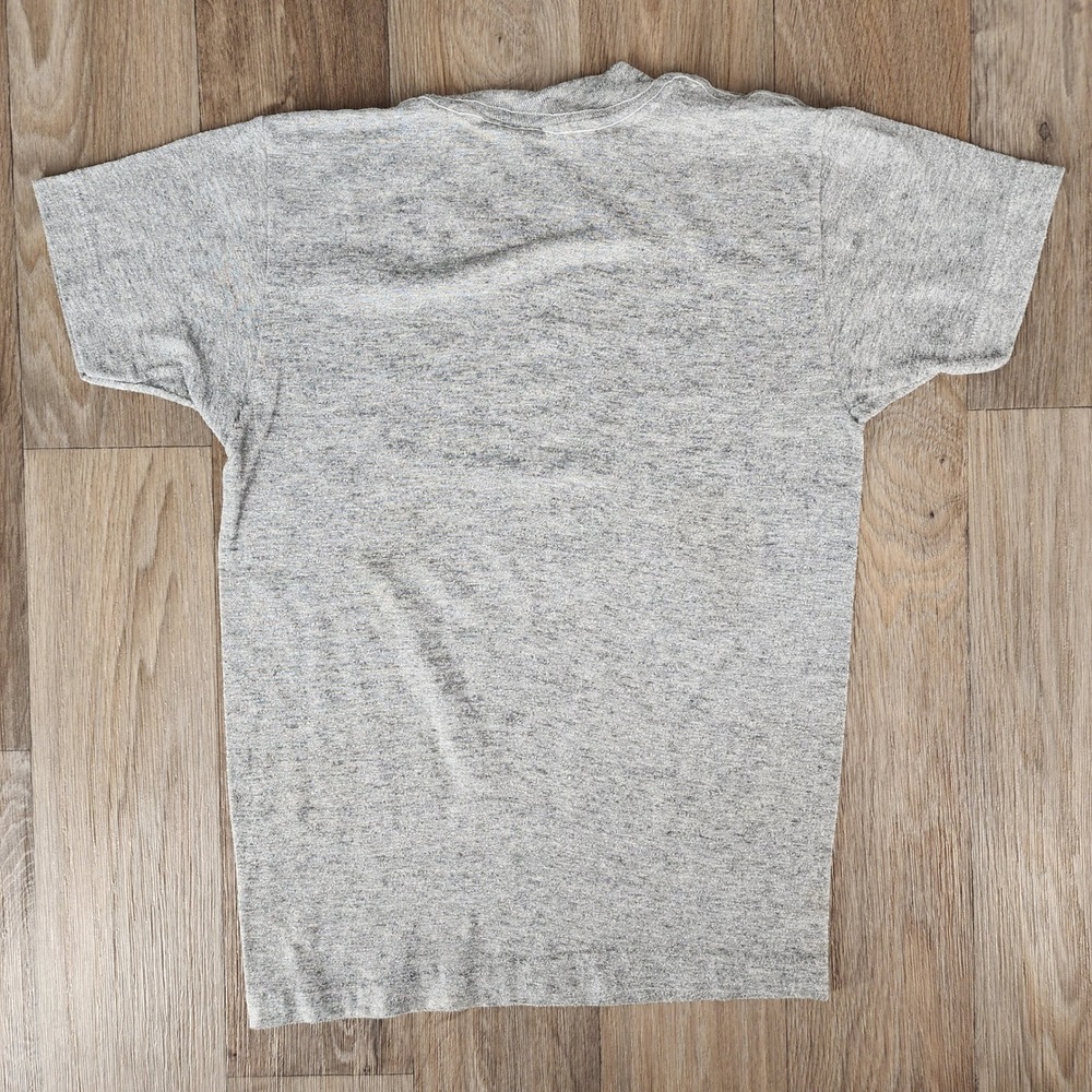 Vintage Garden Spot Wrestling T-Shirt Gray Blue Graphic Youth Medium Made in USA - Picture 4 of 9